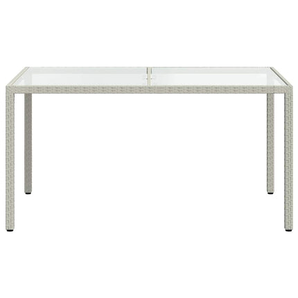 udendørs spisebordssæt 5 dele med hynder polyrattan hvid