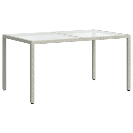 udendørs spisebordssæt 5 dele med hynder polyrattan hvid
