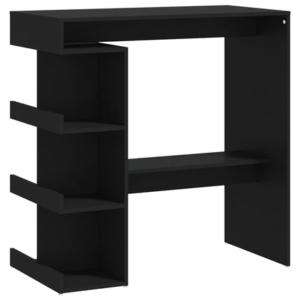barbord m. stativ 100x50x101,5 cm konstrueret træ sort