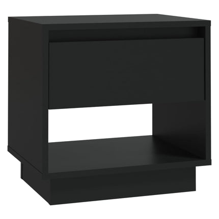 sengebord 45x34x44 cm konstrueret træ sort