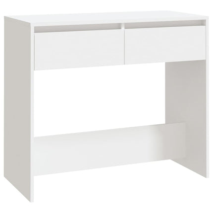 konsolbord 89x41x76,5 cm konstrueret træ hvid