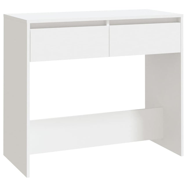 konsolbord 89x41x76,5 cm konstrueret træ hvid