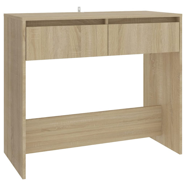 konsolbord 89x41x76,5 cm konstrueret træ sonoma-eg