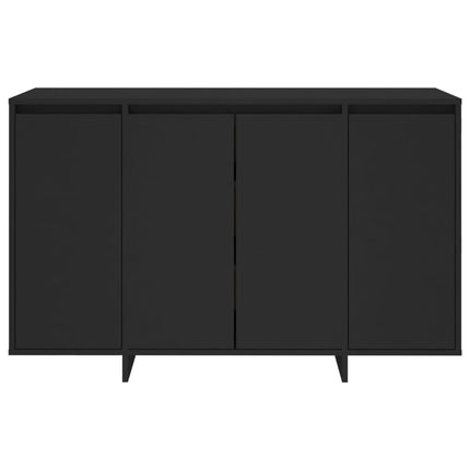 skænk 120x41x75 cm konstrueret træ sort