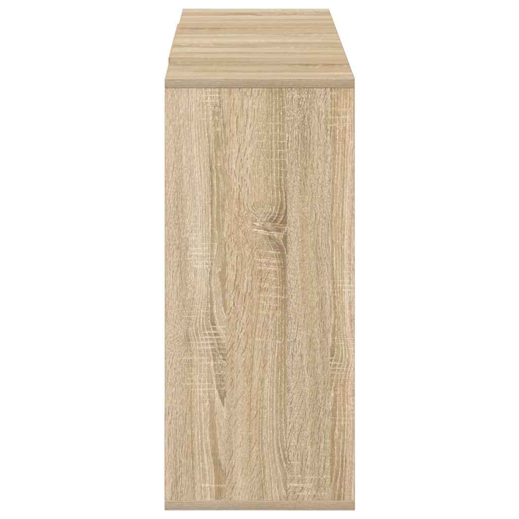 skænk 120x30x75 cm konstrueret træ sonoma-eg