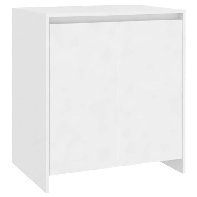 skænk 70x41x75 cm konstrueret træ hvid