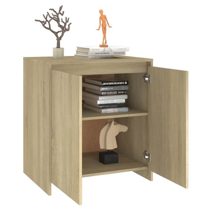 skænk 70x41x75 cm konstrueret træ sonoma-eg
