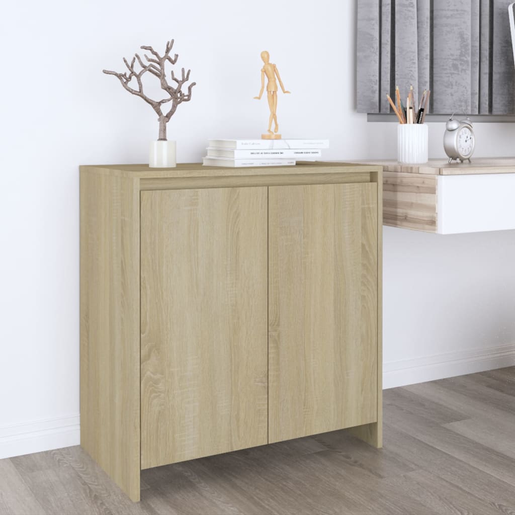 skænk 70x41x75 cm konstrueret træ sonoma-eg