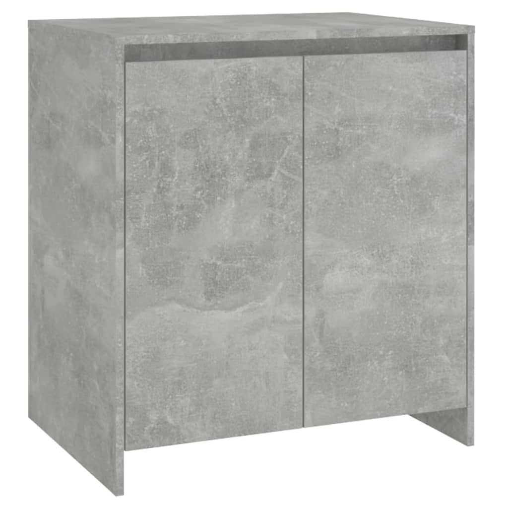 skænk 70x41x75 cm konstrueret træ betongrå