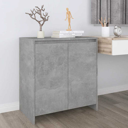 skænk 70x41x75 cm konstrueret træ betongrå