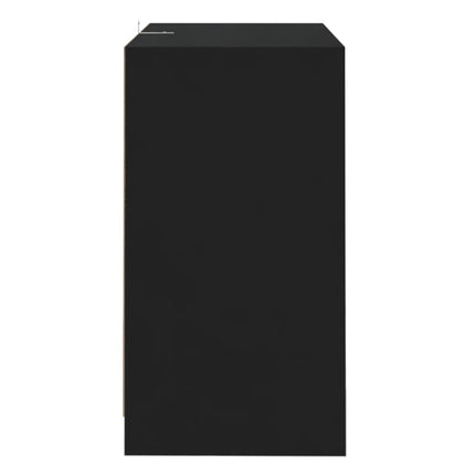 skænk 70x41x75 cm konstrueret træ sort