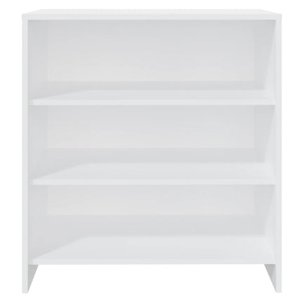 skænk 70x40,5x75 cm konstrueret træ hvid