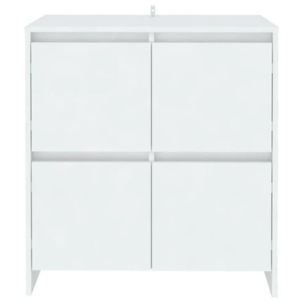 skænk 70x41x75 cm konstrueret træ hvid