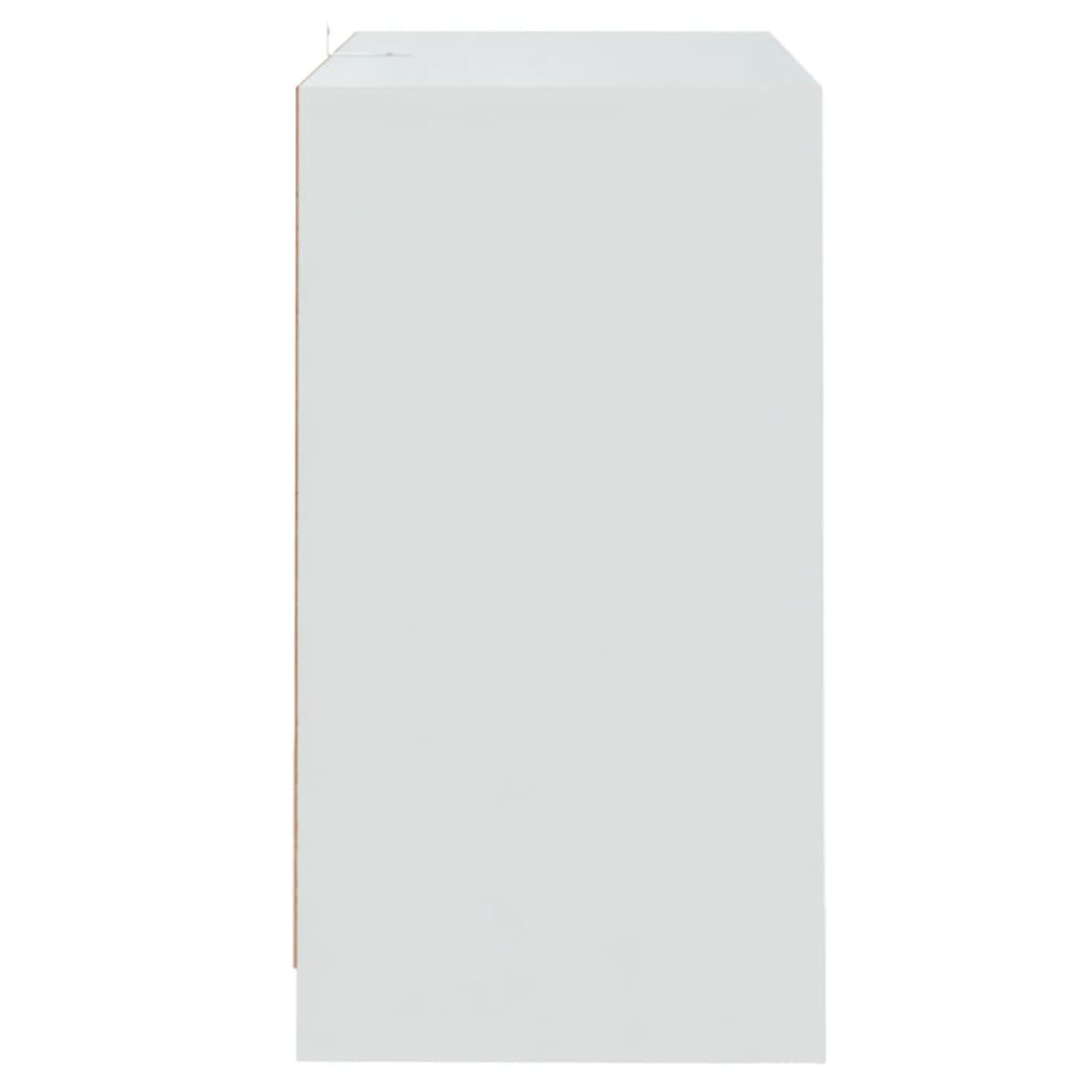 skænk 70x41x75 cm konstrueret træ hvid