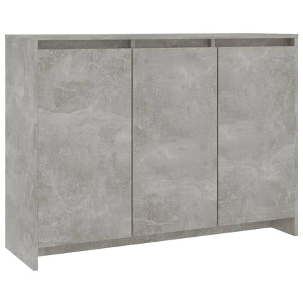 skænk 102x33x75 cm konstrueret træ betongrå