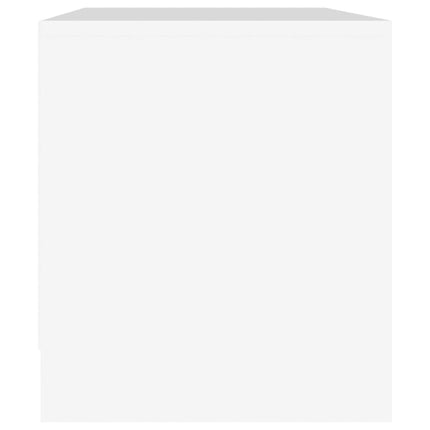 tv-bord 90x35x40 cm konstrueret træ hvid