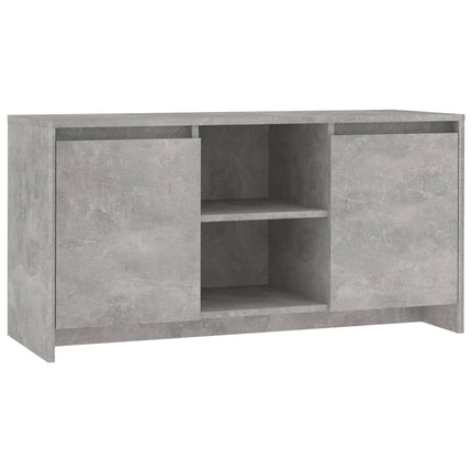 tv-bord 102x37,5x52,5 cm konstrueret træ betongrå