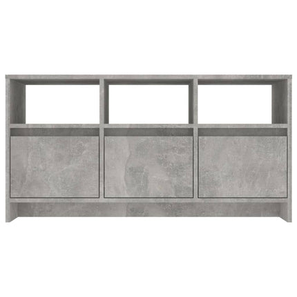 tv-bord 102x37,5x52,5 cm konstrueret træ betongrå