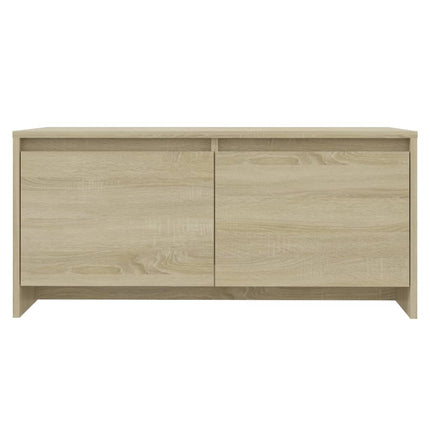 sofabord 90x50x41,5 cm konstrueret træ sonoma-eg