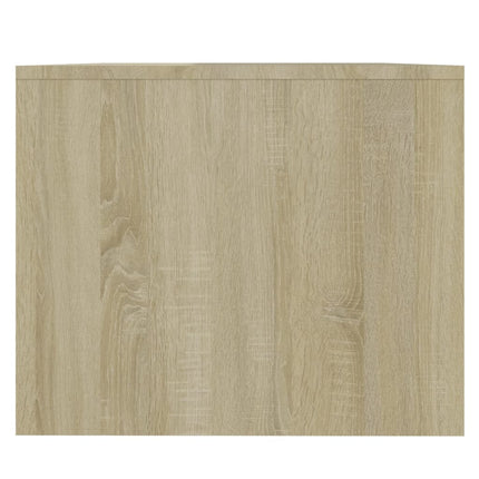 sofabord 90x50x41,5 cm konstrueret træ sonoma-eg