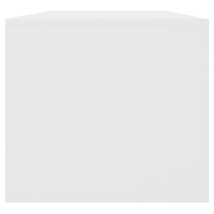 sofabord 102x50x45 cm konstrueret træ hvid