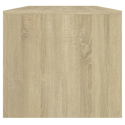 sofabord 102x50x45 cm konstrueret træ sonoma-eg