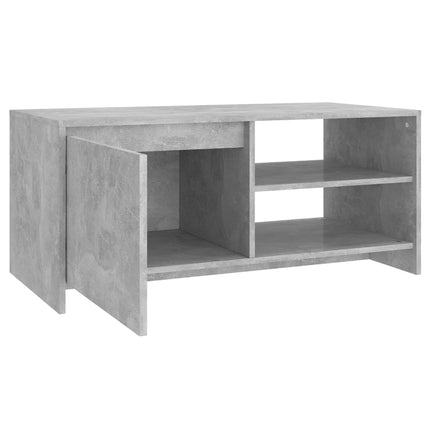 sofabord 102x50x45 cm konstrueret træ betongrå