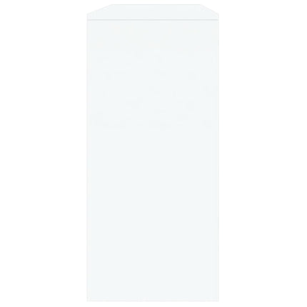 konsolbord 100x35x76,5 cm konstrueret træ hvid