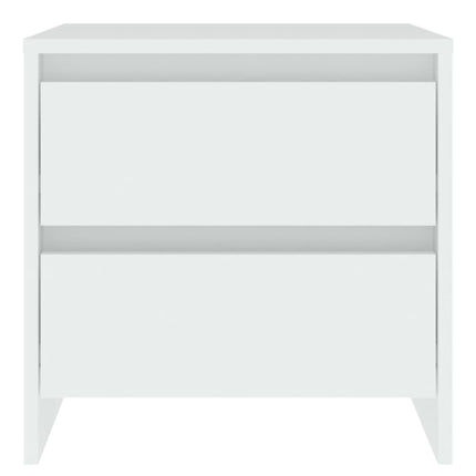 sengebord 45x34,5x44,5 konstrueret træ hvid