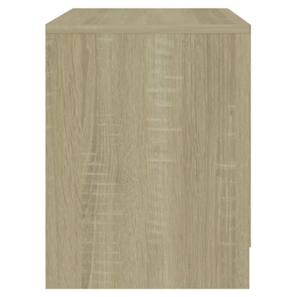 sengeborde 2 stk. 45x34,5x44,5 cm konstrueret træ Sonoma-eg