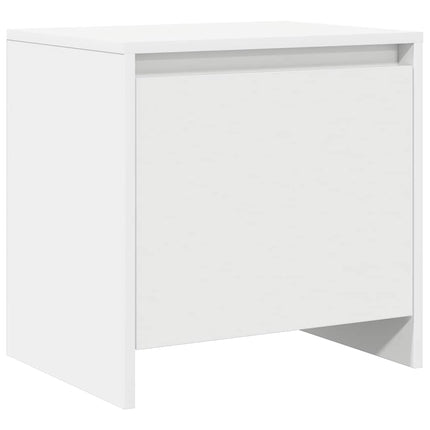 sengebord 45x34x44,5 cm konstrueret træ hvid