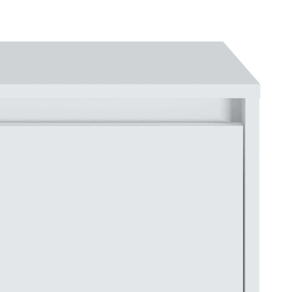 sengebord 45x34x44,5 cm konstrueret træ hvid