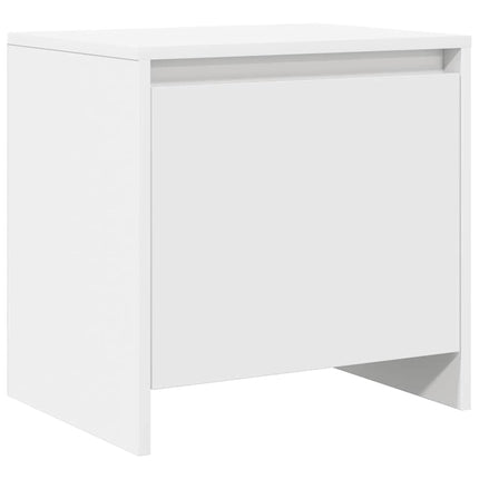 sengeborde 2 stk. 45x34x44,5 cm konstrueret træ hvid