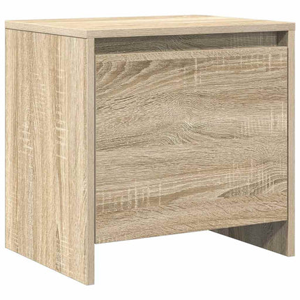 sengebord 45x34x44,5 cm konstrueret træ sonoma-eg