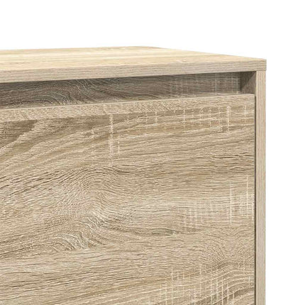 sengebord 45x34x44,5 cm konstrueret træ sonoma-eg
