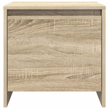 sengeborde 2 stk. 45x34x44,5 cm konstrueret træ sonoma-eg