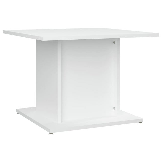 sofabord 55,5x55,5x40 cm konstrueret træ hvid