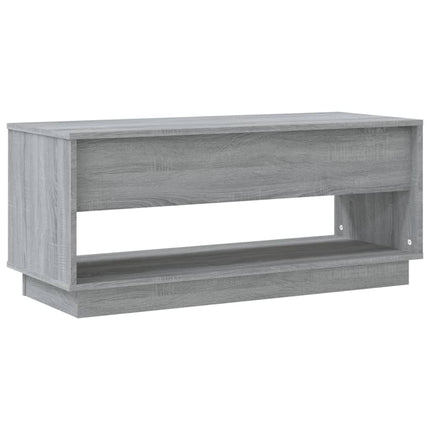 tv-bord 102x41x44 cm konstrueret træ grå sonoma-eg