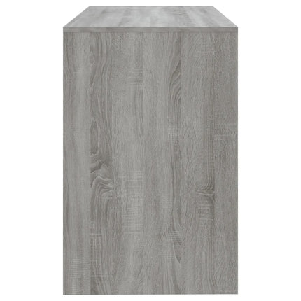 skrivebord 101x50x76,5 cm konstrueret træ grå sonoma-eg