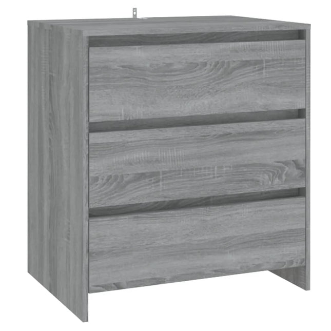 skænk 70x41x75 cm konstrueret træ grå sonoma-eg