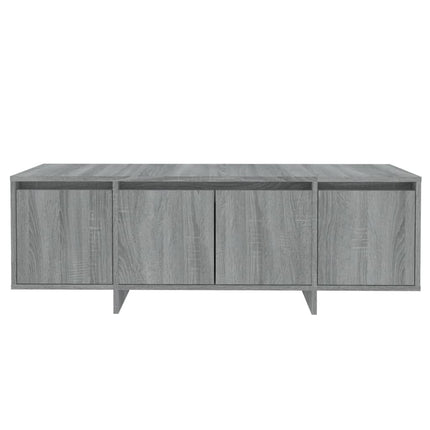 tv-bord 120x30x40,5 cm konstrueret træ grå sonoma-eg