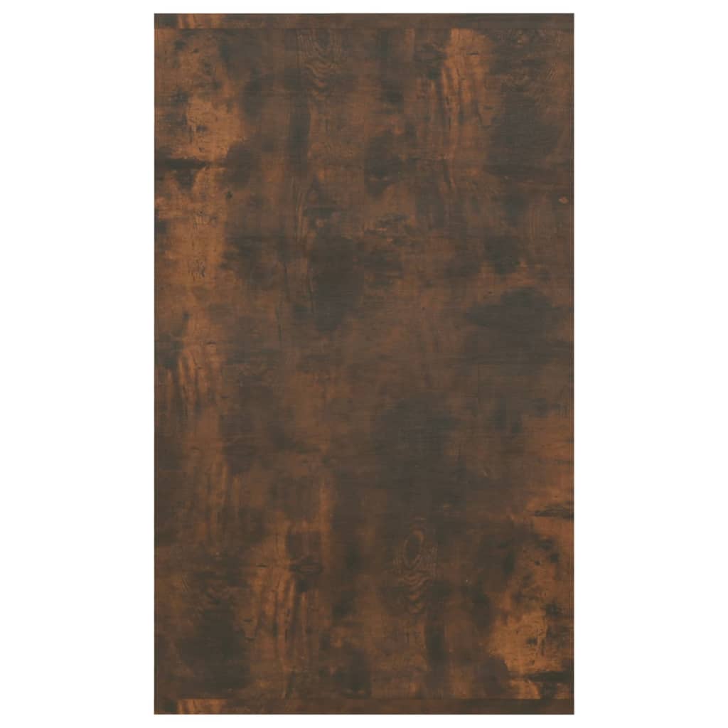 skænk med 3 skuffer 120x41x75 cm konstrueret træ røget egetræ