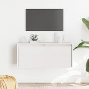 vægskab 80x30x35 cm massivt fyrretræ hvid