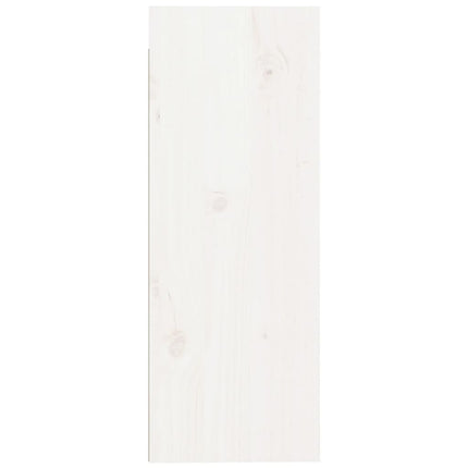 vægskab 30x30x80 cm massivt fyrretræ hvid