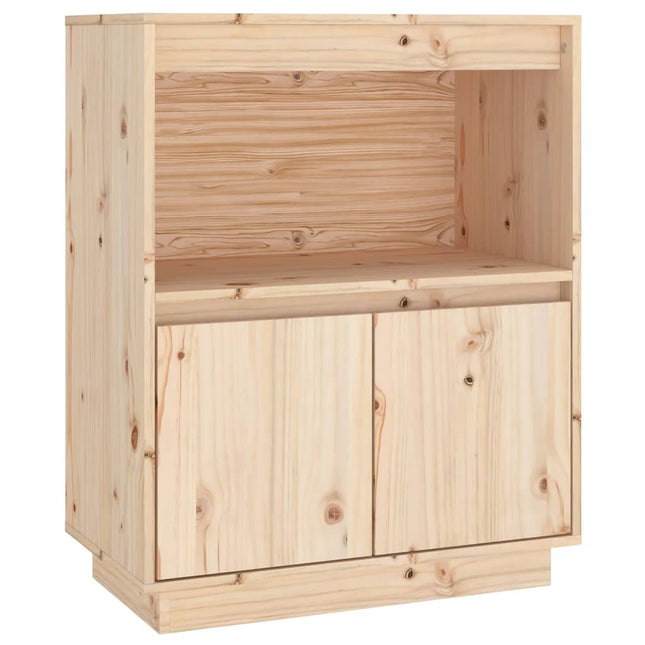 skænk 60x34x75 cm massivt fyrretræ