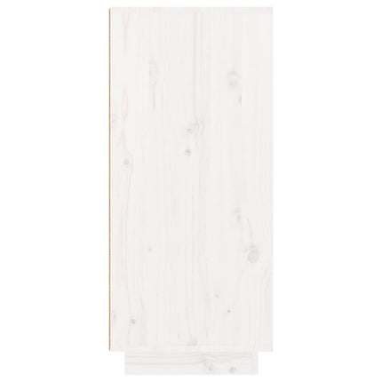 skoreol 60x35x80 cm massivt fyrretræ hvid
