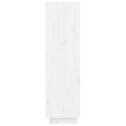 skoreol 60x34x105 cm massivt fyrretræ hvid