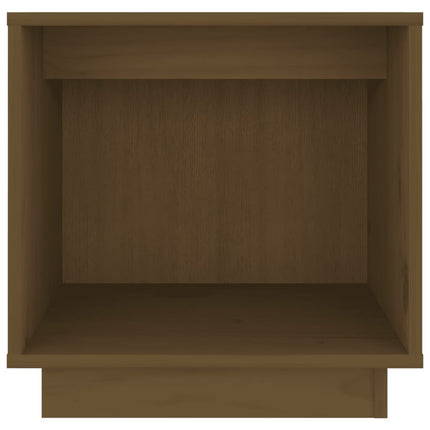 sengeborde 2 stk. 40x30x40 cm massivt fyrretræ gyldenbrun