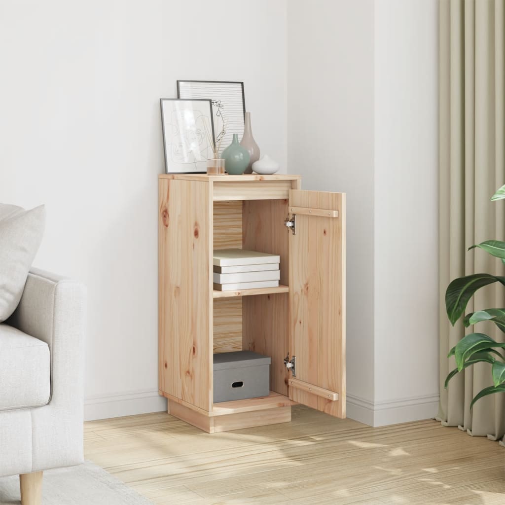 skænk 31,5x34x75 cm massivt fyrretræ