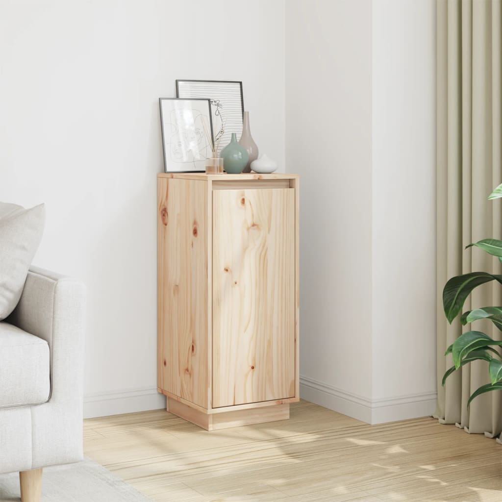 skænk 31,5x34x75 cm massivt fyrretræ